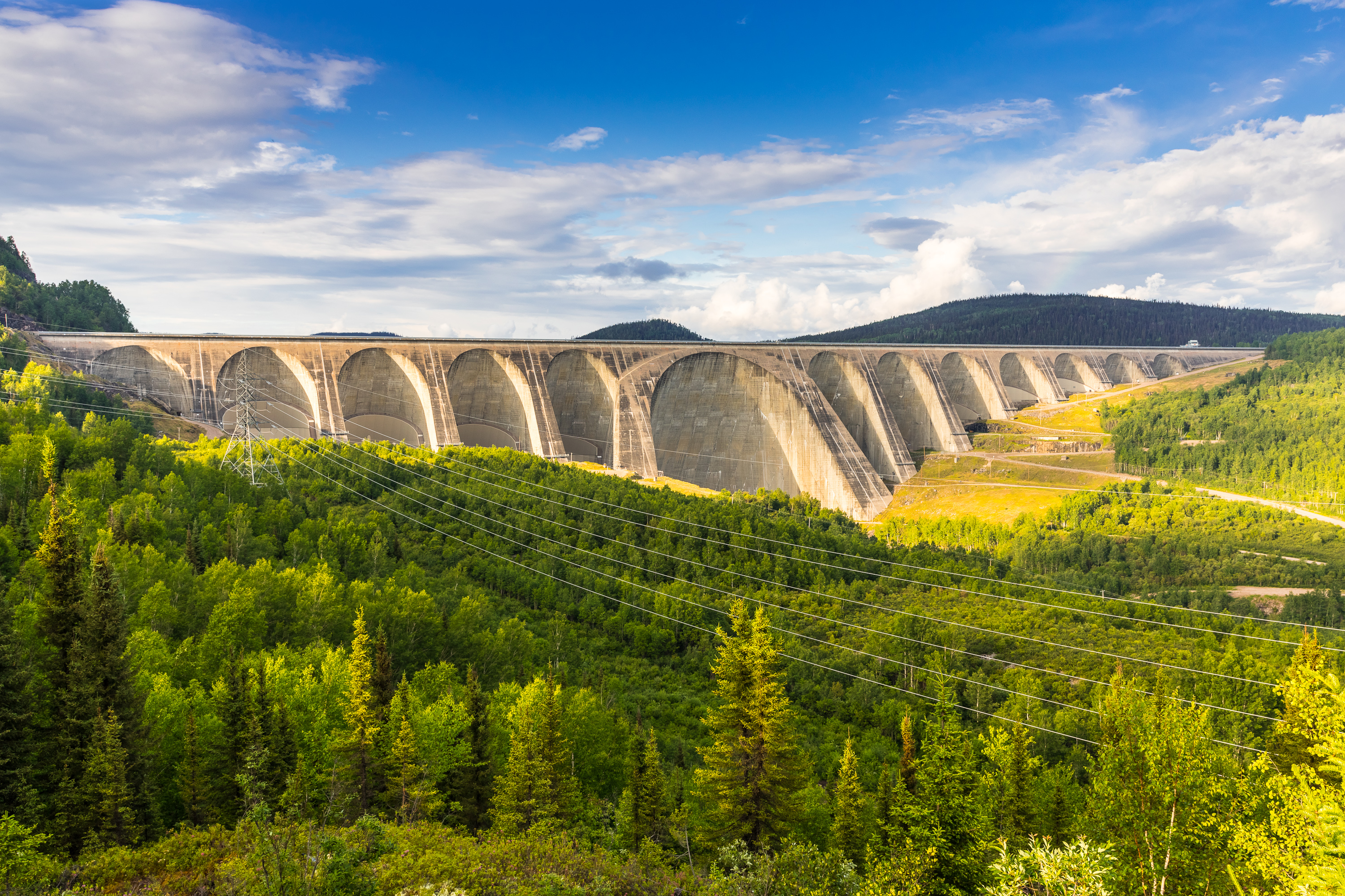Les impressionnants barrages de la Côte-Nord
