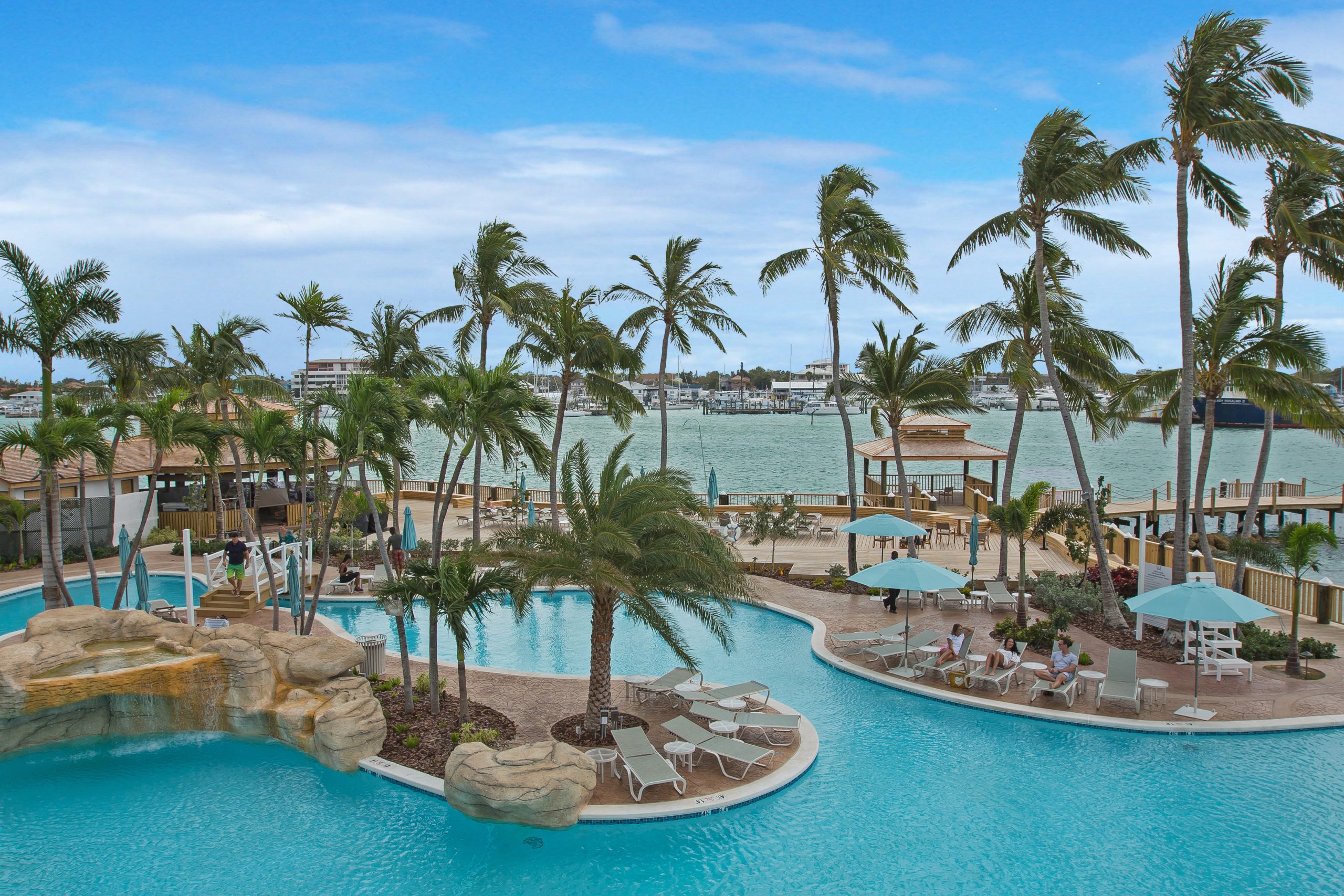 Warwick Paradise Island Bahamas Sunset Terrace and pool