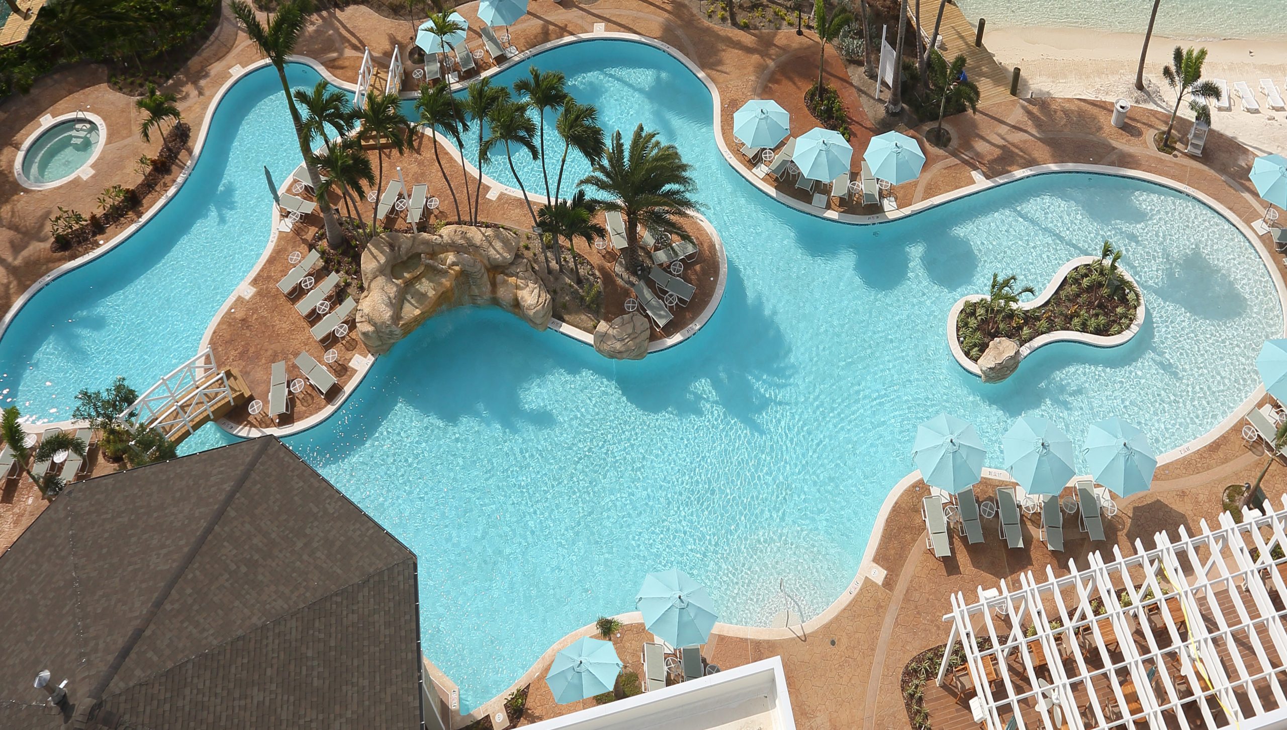 Warwick Paradise Island Bahamas pool overview