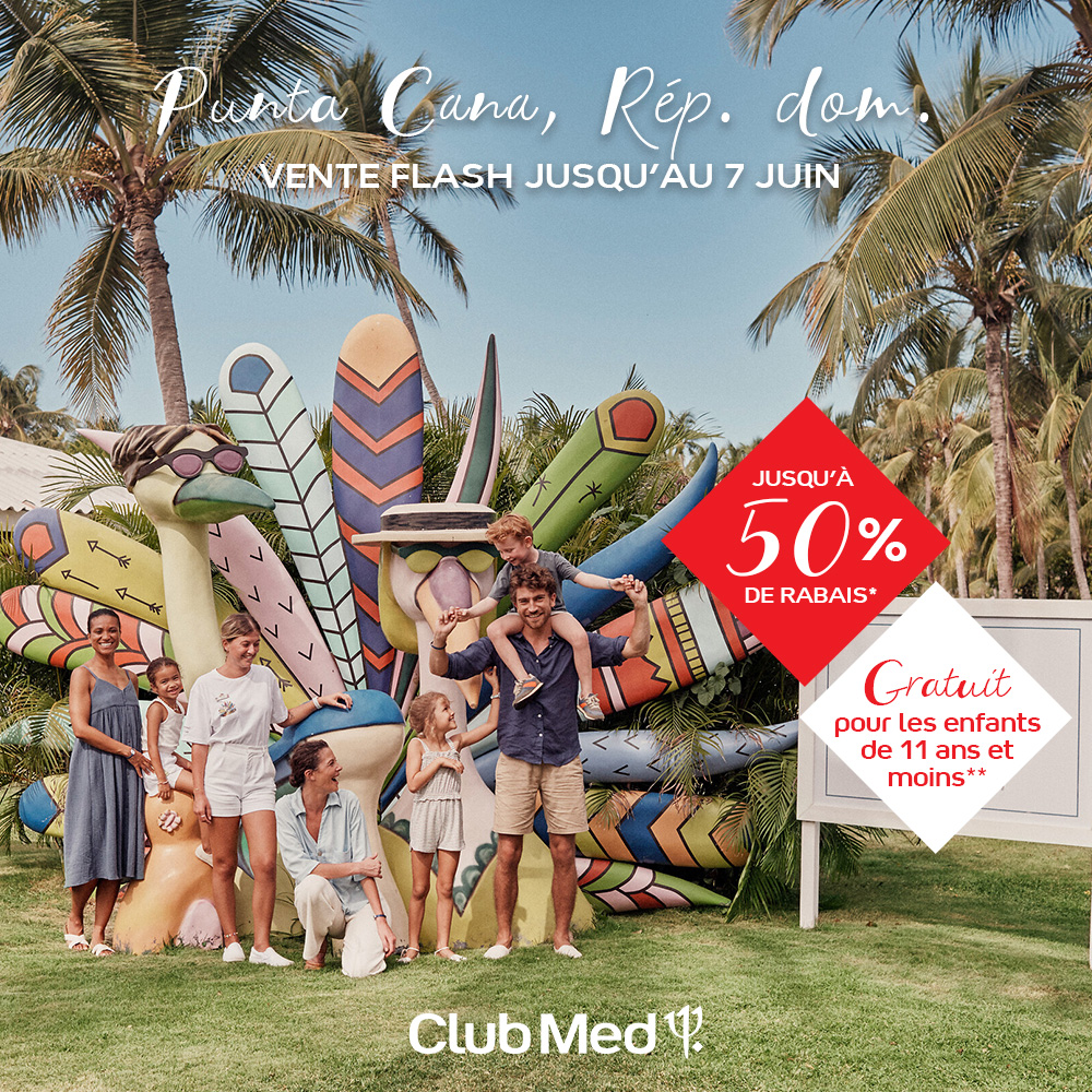 Club Med Vente Flash - Post FB Punta Cana