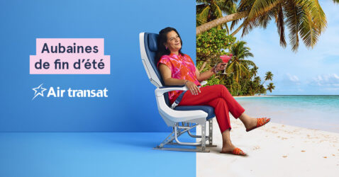 Air Transat : 250 000 sièges en SOLDE